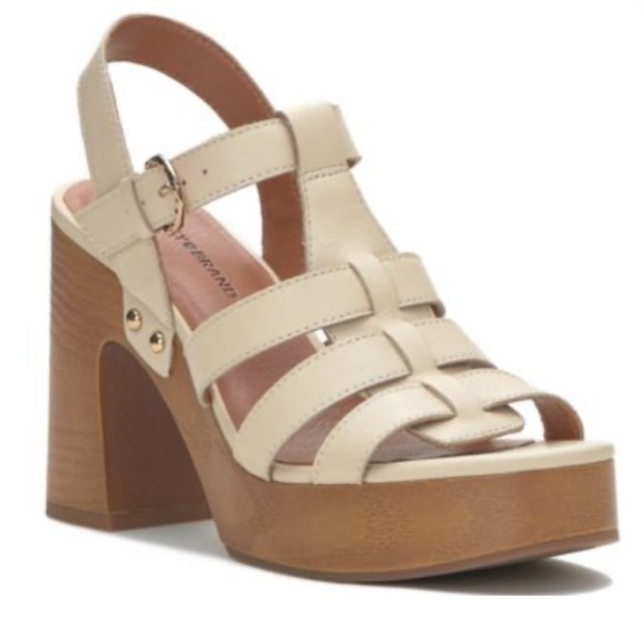 Lucky Brand Imana Leather Plaform Fisherman Sandals - Picture 2 of 9